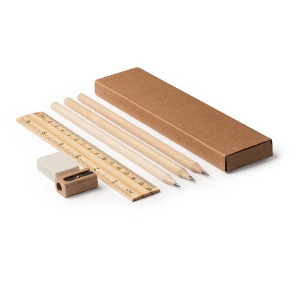 Writing set in natural wood Thumbnail