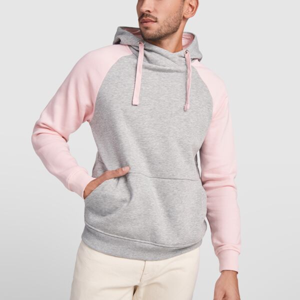 BADET Two-colour unisex hoodie. Thumbnail